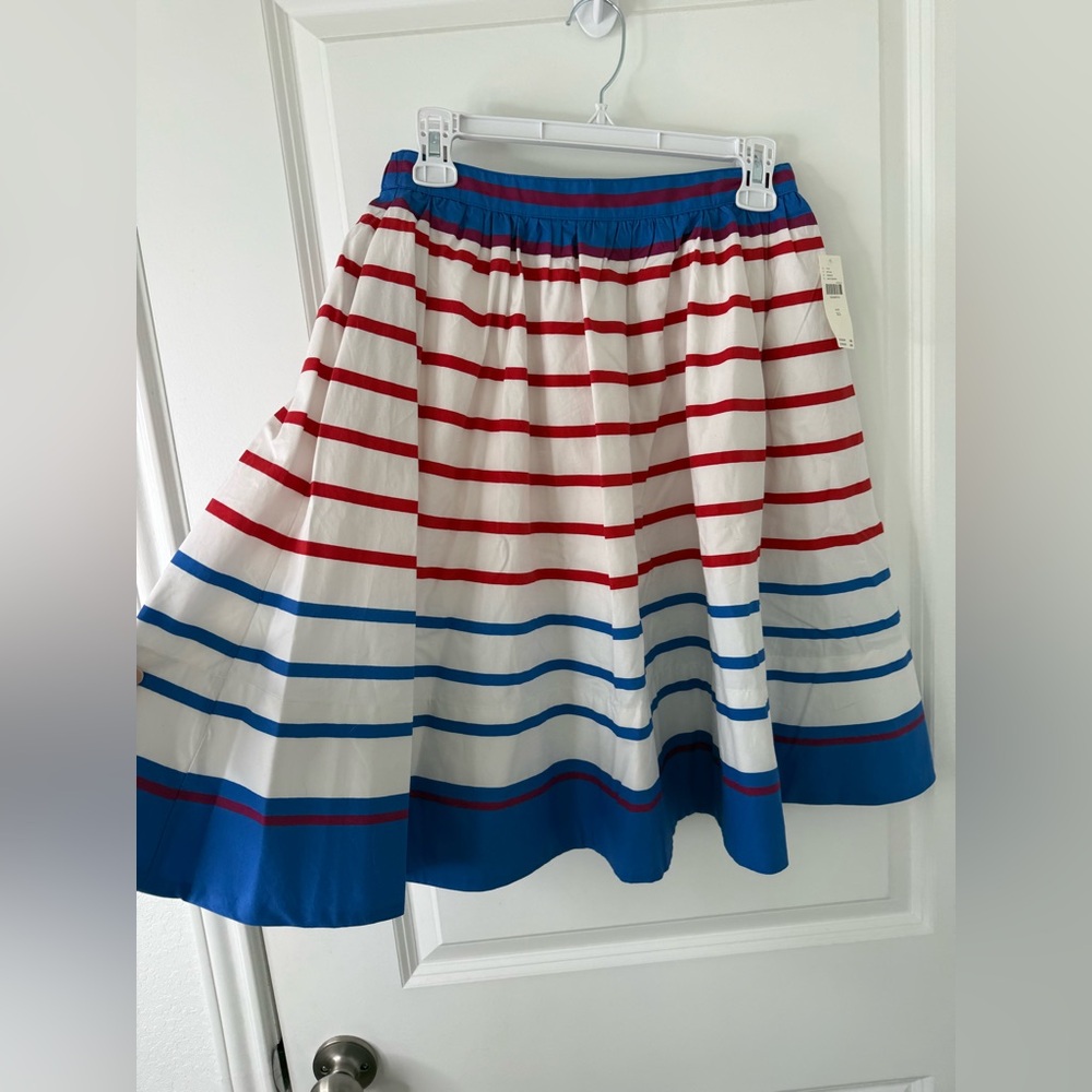 NWT Anthropologie Maeve The Jacie Poplin Printed Knee-Length Skirt Sz XS - Picture 10 of 13